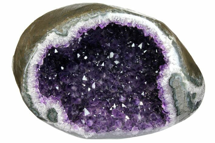 Dark Purple Amethyst Geode - Artigas, Uruguay #152434